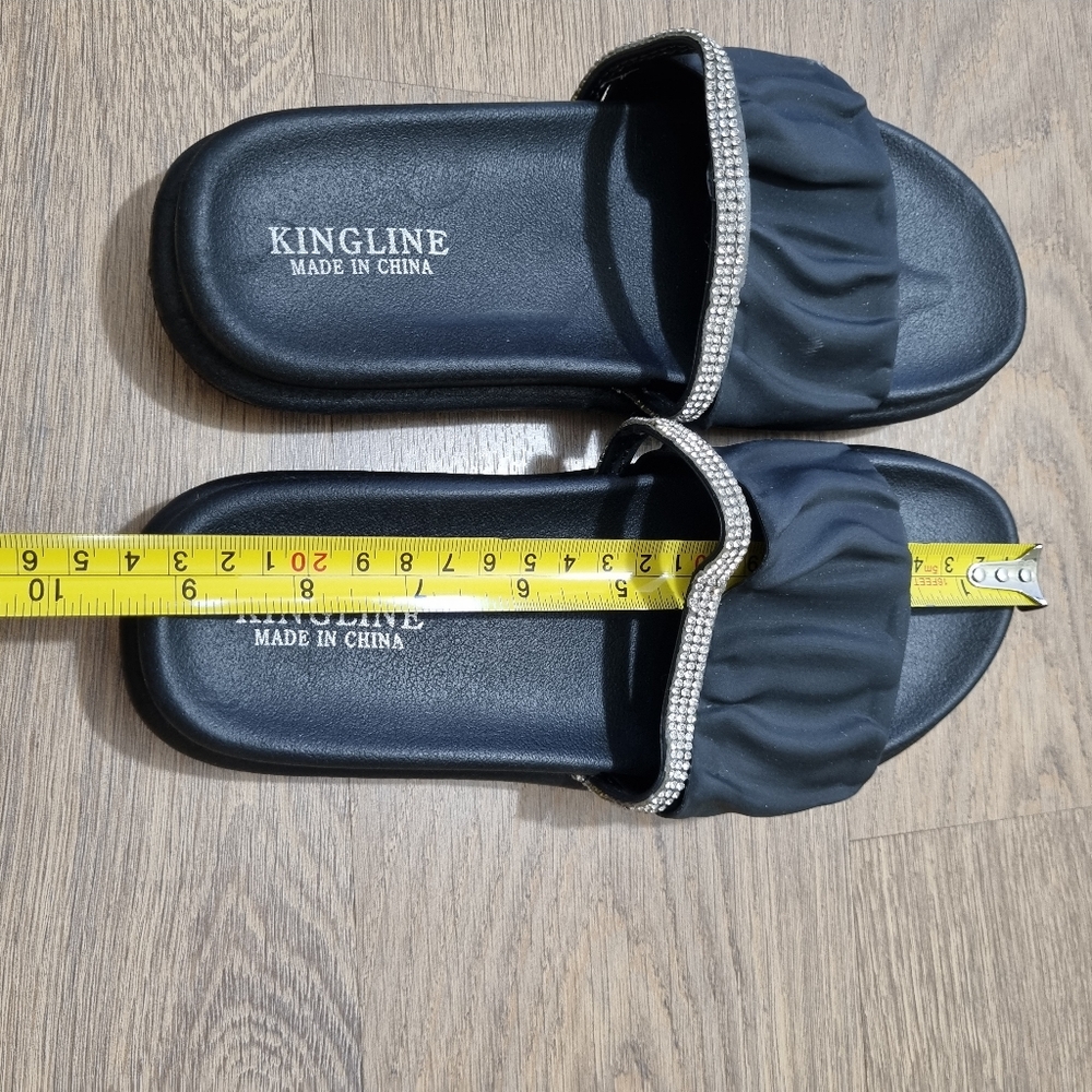 [BUNDLE!] Three Sandals, One Price  Women's Casual Blue, Black and Pink Size 7 - Picture 10 of 16